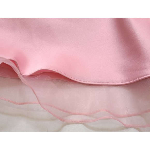 Alfred Angelo Dress Women's Size 4 Pink Strapless Knee Length Party Barbiecore - Picture 3 of 12